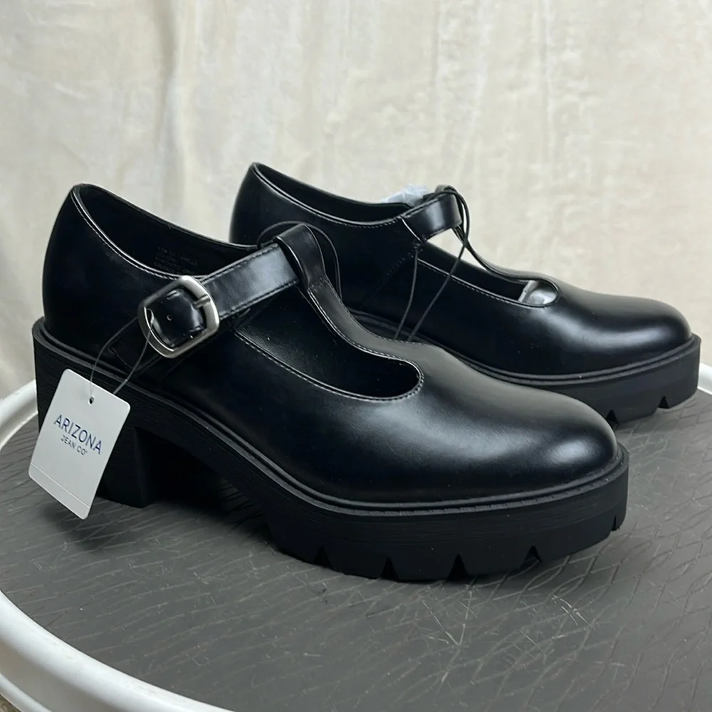 Arizona Jean Co. Lavelle Black Chunky Platform Maryjane 3